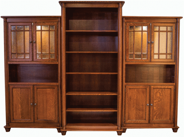 Amish Belmont Display Bookcase