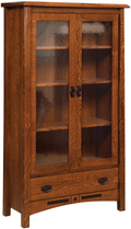 Amish Bel Aire 2-Door Bookcase