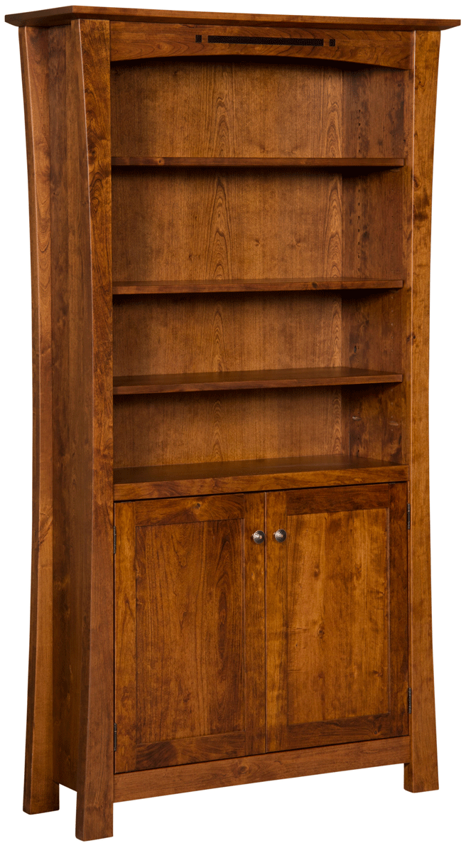 Amish Arts & Crafts 72 Bookcase with Doors